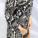 Midnight Tribal Muumuu Dress