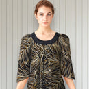 Midnight Bloom Muumuu Dress Brown