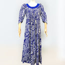 Midnight Blue Tapa Muumuu