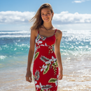 ハイビスカスとリーフィージャングルレーヨンアロハシャツ|ブラック-2