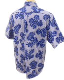 Mens Aloha Shirt Violet Gingham