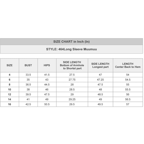 White Long Sleeve Traditional Muumuu Dress - Ceres 464