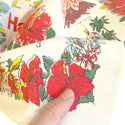 Vintage Hawaiian Print Design Gift Wrapping Fabric / Furoshiki  0324FB-Beige-1