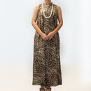 Pineapple  Tapa Comfortable Long Resort Dress