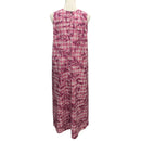 Traditional Hawaiian Palaka Dress with Flower Lei Print – 2-Way Neck A-Line Dress | Made in Hawaii-7