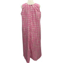 Traditional Hawaiian Palaka Dress with Flower Lei Print – 2-Way Neck A-Line Dress | Made in Hawaii-10