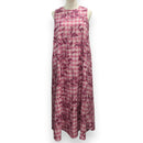 Traditional Hawaiian Palaka Dress with Flower Lei Print – 2-Way Neck A-Line Dress | Made in Hawaii-5