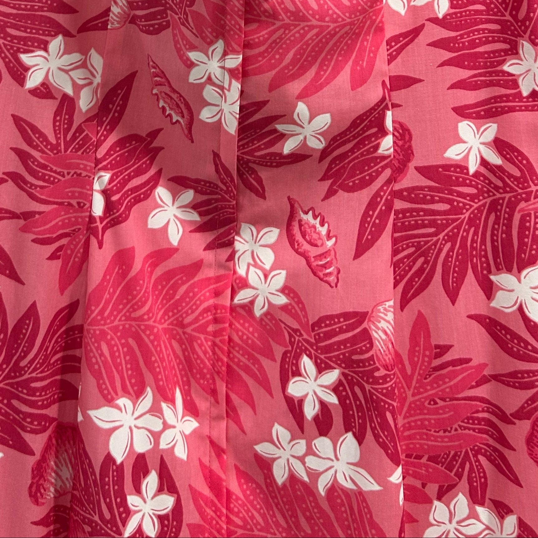 Plumeria Lauae Ruffle Hawaiian Dress
