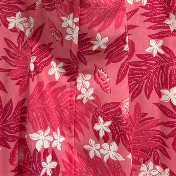 Plumeria Lauae Ruffle Hawaiian Dress