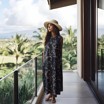 Tropical Vista Shirt Dress