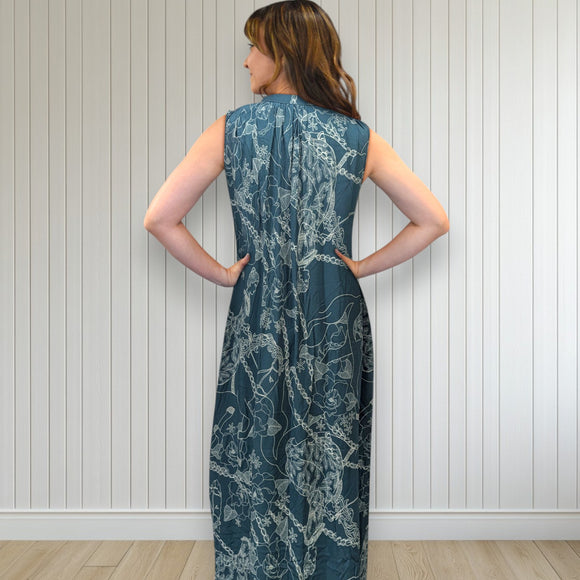 Tropical Vista Shirt Dress