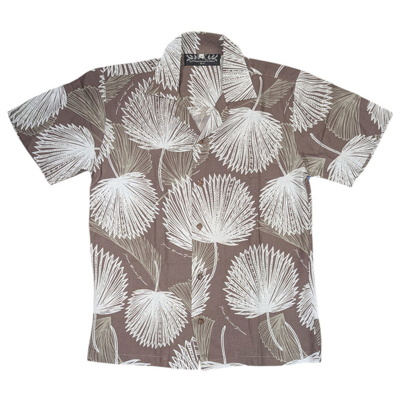 Rayon Men's Hawaiian Shirt with Loulu Palm Leaf – PK Original Print