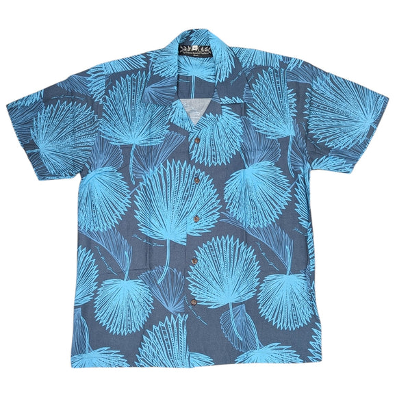 Rayon Men's Hawaiian Shirt with Loulu Palm Leaf – PK Original Print