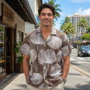Rayon Men's Hawaiian Shirt with Loulu Palm Leaf – PK Original Print-2