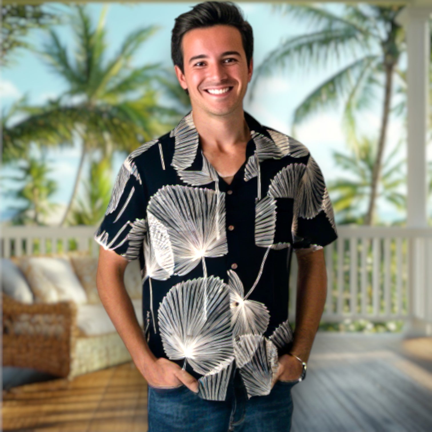 Rayon Hawaiian Shirt
