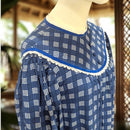 Rayon Palaka Muumuu Dress Lace