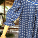 Rayon Palaka Muumuu Dress Lace