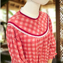 Rayon Palaka Muumuu Dress Lace