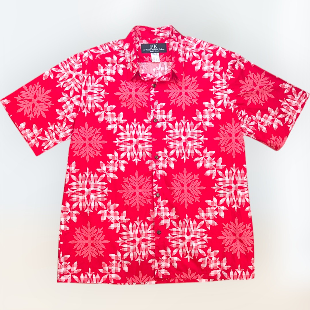 RedAlohaShirt-HawaiianQuiltingMotif