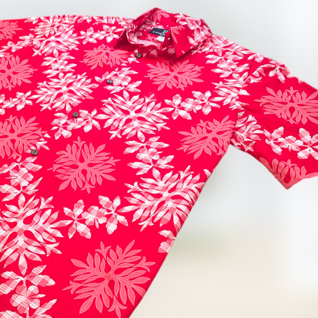 RedAlohaShirt-HawaiianQuiltingMotif