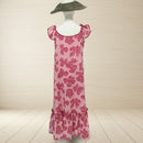 Red Gingham Hawaiian Muumuu Dress Ohia Lehua