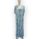 Women’s Relaxed V-Neck Rayon Dress with Ruffle Sleeves in the Loulu Palm Leaf – PK Original Print-5