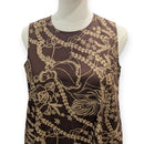 2-Way Royal Pāʻū Rider Resort Swing Dress – Heritage Lei & Peacock Motif MR143-4