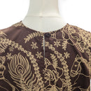 2-Way Royal Pāʻū Rider Resort Swing Dress – Heritage Lei & Peacock Motif MR143-7