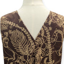 2-Way Royal Pāʻū Rider Resort Swing Dress – Heritage Lei & Peacock Motif MR143-8