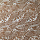 Sand Tribal Wave Monstera Hawaiian Fabric – Island Pattern Polycotton-1