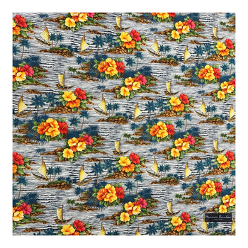 ポリネシアンプリント風呂敷