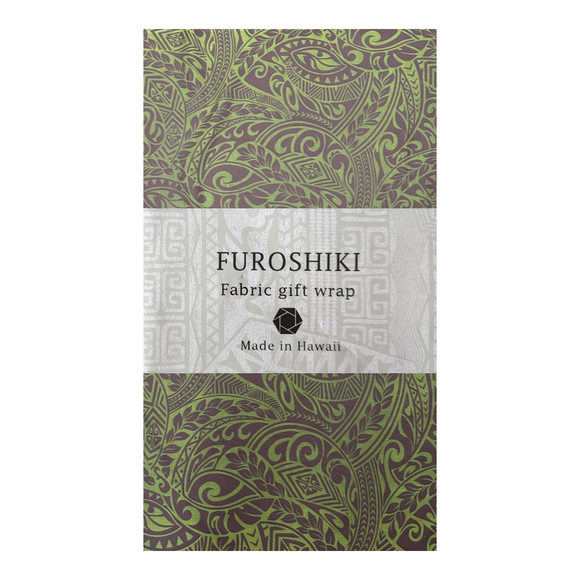 Polynesian Tribal Tapa Print Gift Wrapping Fabric / Furoshiki