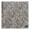 Polynesian Tribal Tapa Print Gift Wrapping Fabric / Furoshiki - Cream and Black-2