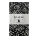 Modern Hibiscus Print Gift Wrapping Fabric / Furoshiki  | Brack - 1223FB-BL1-1