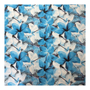 Gift Wrapping Fabric / Furoshiki  - Blue & White Hibiscus / 1223FB-BLU3-2