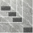 White Hawaiian Print Gift Wrapping Fabric / Furoshiki -1223FB-WH2-4