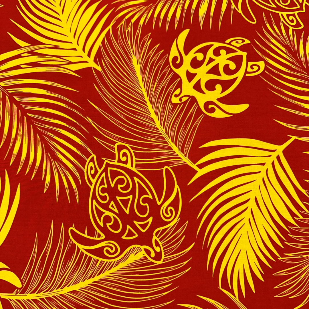 hawaiianfabric_monstera_turtle_yellow_3