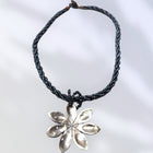Tiare-flower-Shell-Beach-Necklace-black-pearl
