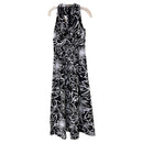 Tropical Hawaiian Flower Dress | Black 5204-5