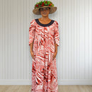 Tropical Red Monstera Muumuu