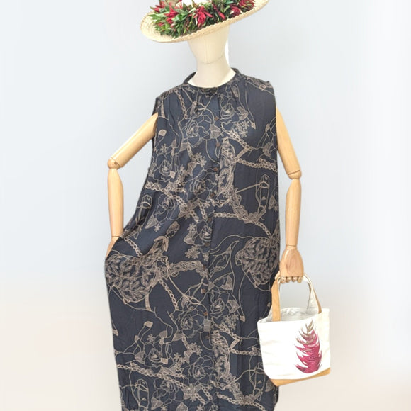 Tropical Vista Shirt Dress