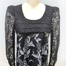 Twilight Puakenikeni Hawaiian Muumuu – Hand Printed Black