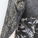 Twilight Puakenikeni Hawaiian Muumuu – Hand Printed Black