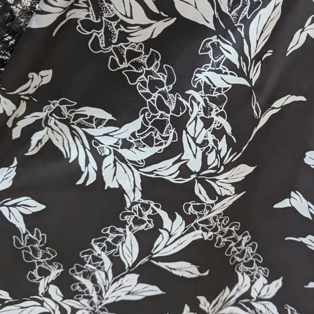 Twilight Puakenikeni Hawaiian Muumuu – Hand Printed Black