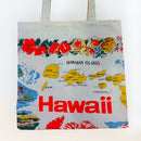 Vintage Hawaiian Islands Map Tote Bag – 100% Cotton-2