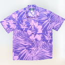Vivid Purple Hibiscus Hawaiian Shirt