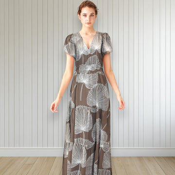 Women VNeck Rayon Dress