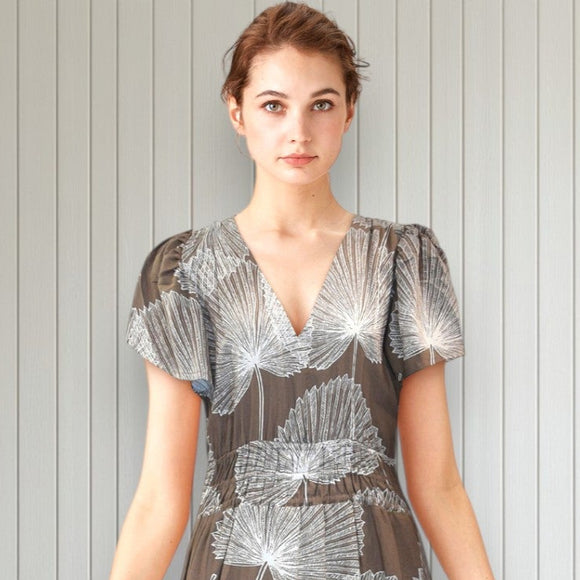 Women VNeck Rayon Dress