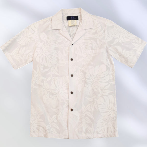 White Hawaiian Shirts | Ohia Lehua 011