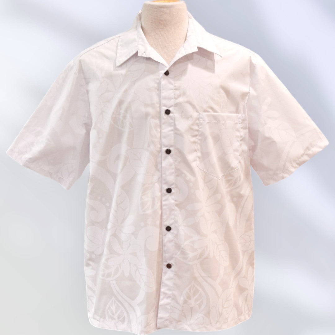 White Hawaiian Shirts | Tiare 018